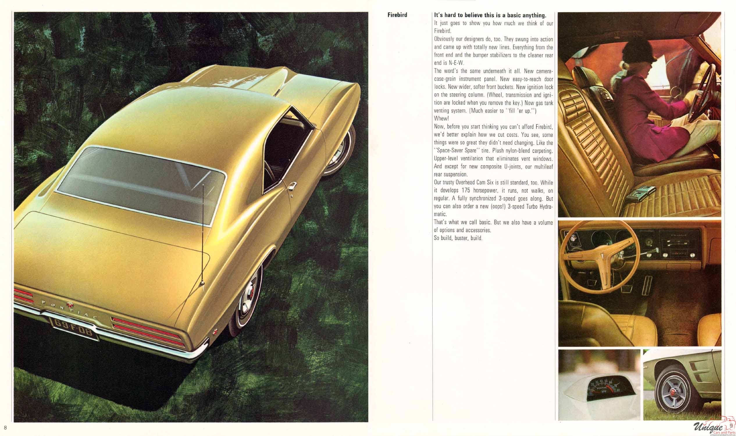 1969 Pontiac Firebird Brochure Page 4